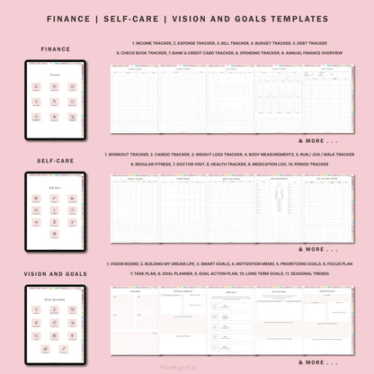 Digital Life Planner, Ultimate Life Planner Google, All in One Life Planner