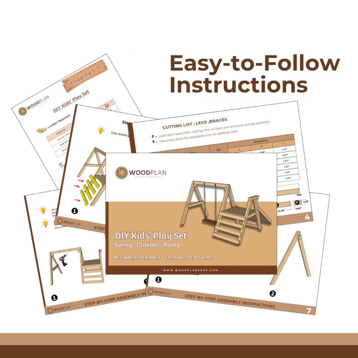 Kids A-Frame Play Set Plan