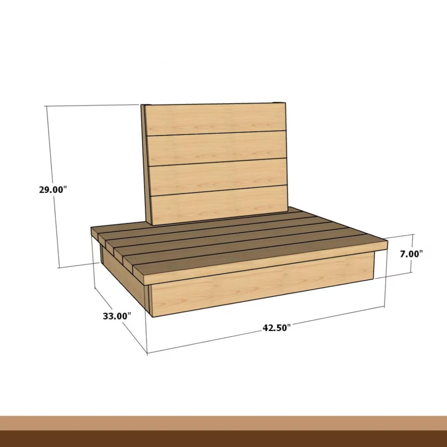 Japanese Style Single Sofa Plan