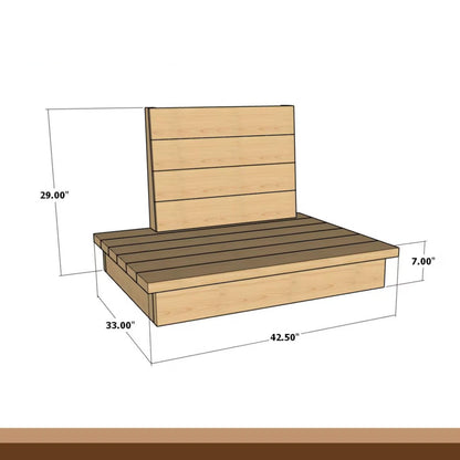 Japanese Style Single Sofa Plan