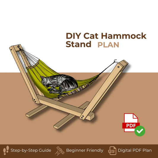 DIY Cat Hammock Stand Plan