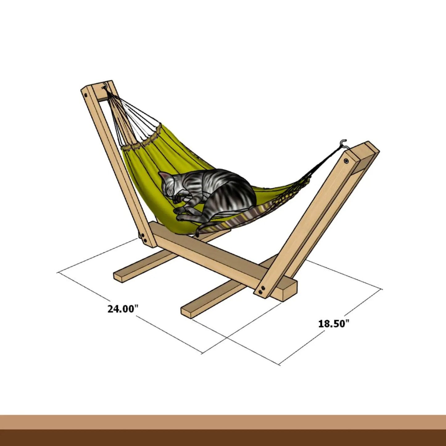 DIY Cat Hammock Stand Plan
