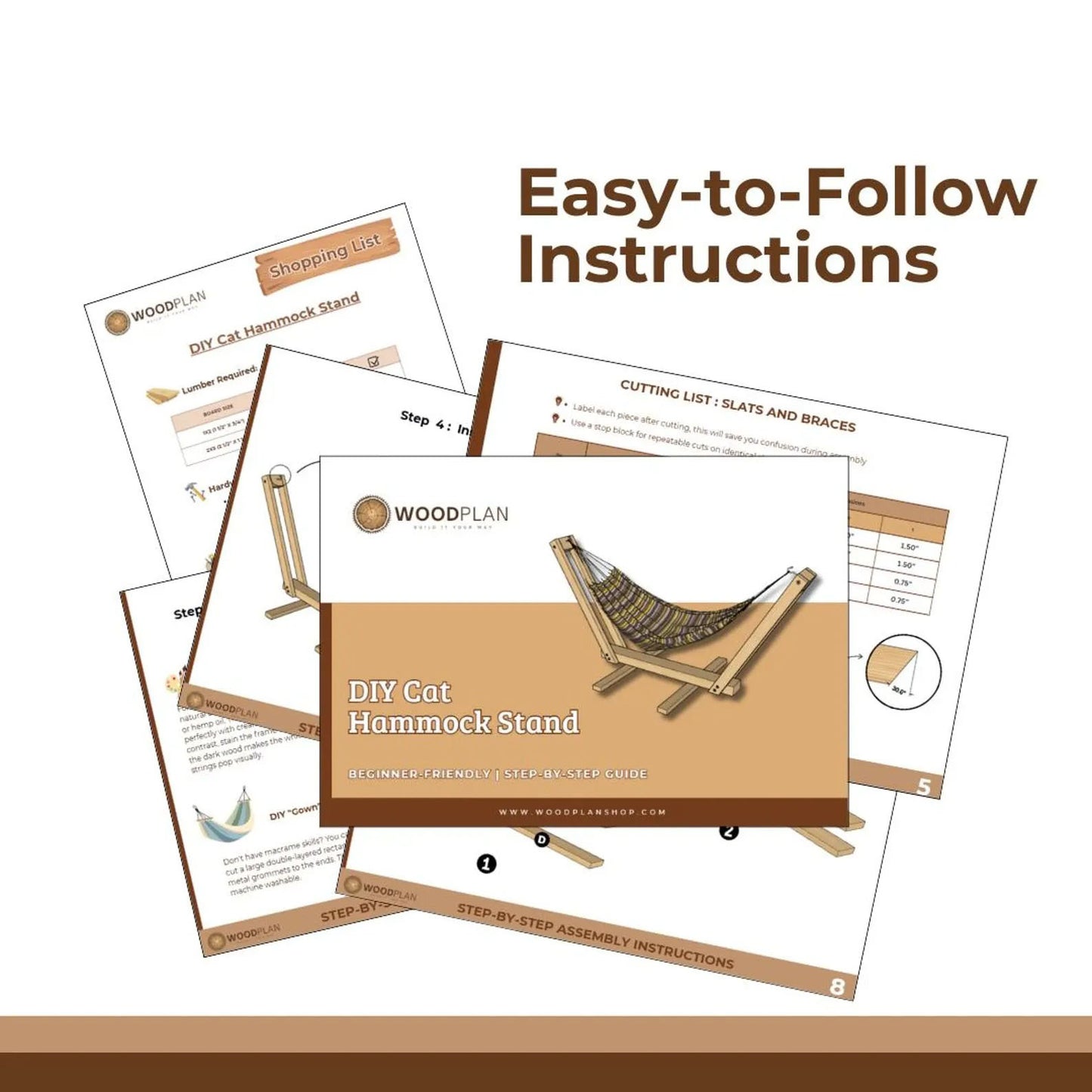 DIY Cat Hammock Stand Plan